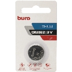 Батарея Buro Lithium CR2032 (1шт) блистер, 3 В, фото 1