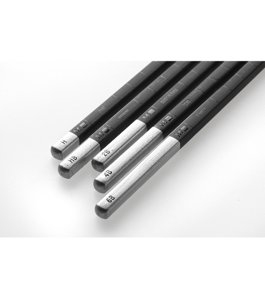 Набор карандашей чернографитных Moleskine DRAWING SET EW7P05GPHA мет.кор. 5 кар.H/HB/2B/4B/6B