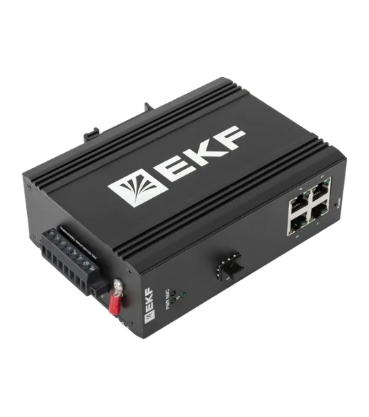 Коммутатор EKF TSX-ML2-1GX/SFP-4GTP, 4×1 Гбит/с PoE + 1×1 Гбит/с SFP, управляемый