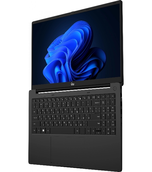 Ноутбук IRU Planio 15ING N100 8Gb SSD512Gb Intel Iris Xe graphics 15.6' IPS FHD (1920x1080) Free DOS black 6000mAh (2058904)