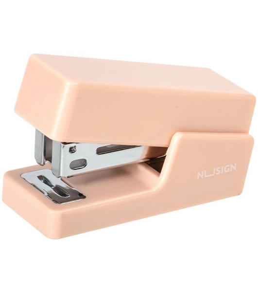 Степлер мини Deli ENS083PINK ENS083 Linfini N10 24/6 (15 листов) розовый 15 скоб, металл/пластик блистер