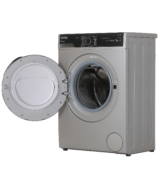 Стиральная машина Korting KWM 53LS1278 S серебристый, загрузка фронтальная 6кг, 1200 об/мин., класс: A+++