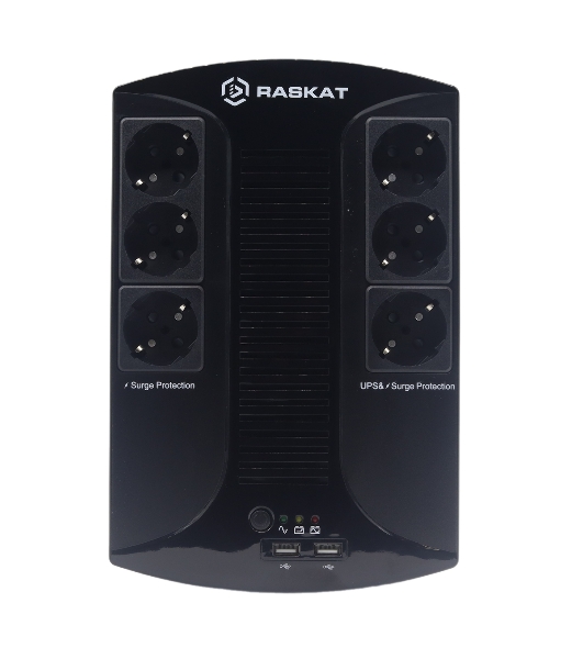 Источник бесперебойного питания (ИБП) Raskat VS-650VA 650VA, 390Вт, 6хCEE 7