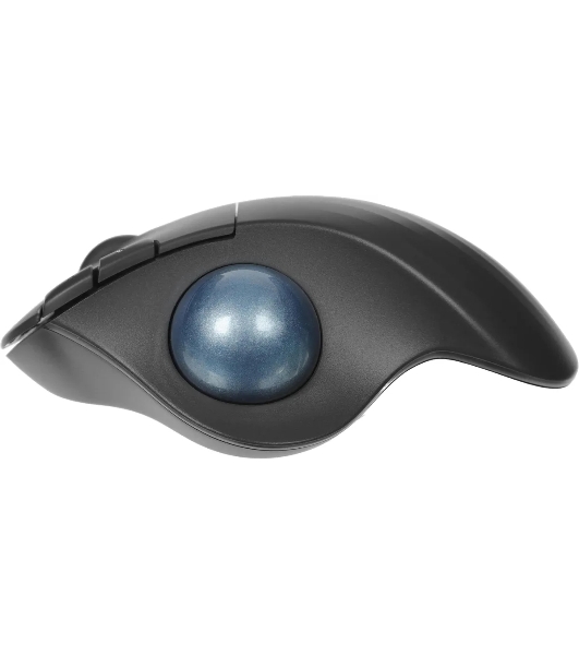 Трекбол Logitech M575S черный оптическая 2000dpi беспров. BT/Radio USB2.0 (910-007035)