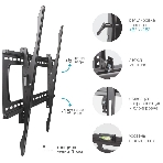 Кронштейн для телевизора Kromax STAR PRO-112 черный 55'-100' макс.103кг настенный наклон, фото2