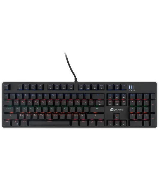 Клавиатура Oklick 990 G2 проводная, USB Type-A, чёрный