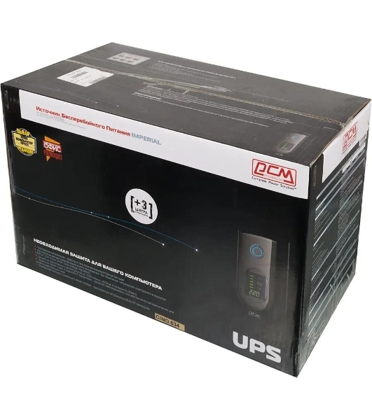 Источник бесперебойного питания Powercom Imperial IMP-1200AP 720Вт 1200ВА черный