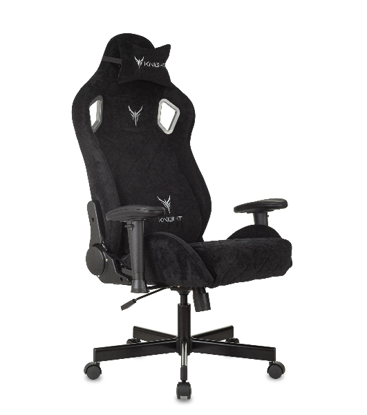 Кресло Бюрократ Knight Outrider Light-20 черный, ткань, 120 кг, механизм качания