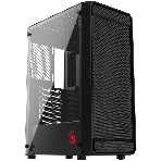 Компьютерный корпус Bloody BD-CC114 черный без БП ATX 8x120мм 1xUSB 2.0 1xUSB 3.0 audio bott PSU, фото 1