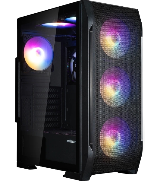 Компьютерный корпус ZALMAN N7 PLUS V2, ATX, черный, WINDOW, 1xCombo (3.5” or 2.5”), 1 x 3.5”, 3 x 2.5”, 2xUSB2.0, 1xUSB3.0, FRONT 3x120мм RGB, REAR 1x120мм RGB, TOP 2x120мм RGB, SIDE 1x120мм