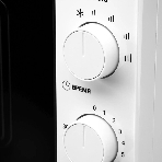 Микроволновая печь Hyundai HYM-M2044 белый, 20 л, 700 Вт, переключатели - поворотный механизм, фото4