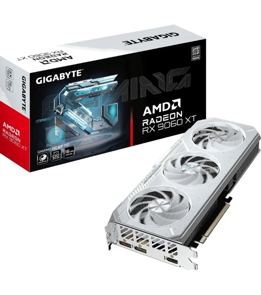 Видеокарта Gigabyte PCI-E 5.0 GV-R906XGAMINGOCICE-16GD AMD Radeon RX 9060XT 16Gb 128bit GDDR6 2780/20000 HDMIx1 DPx2 HDCP Ret