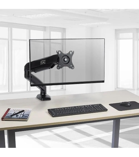 Кронштейн для мониторов Arm Media LCD-T21 черный 15'-32' макс.7кг настольный поворот и наклон верт.перемещ.
