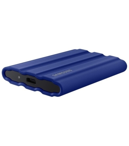 Внешний SSD Samsung T7 Shield, 2TB, USB 3.2 Gen 2 Type-C, R/W 1050/1000, синий