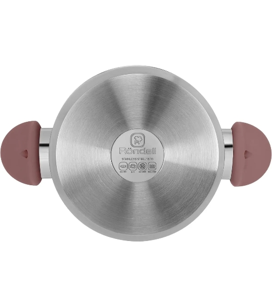 Кастрюля Rondell Bueno RDS-1587 (ST) стальной 1587 Кастрюля с/кр 20 см 2,8 л Bueno Rondell