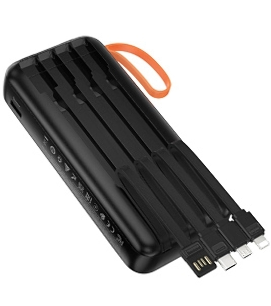 Портативный аккумулятор HOCO (6942007653374) J151A 20000mAh 1USB+1Type-C 2.0A, черный