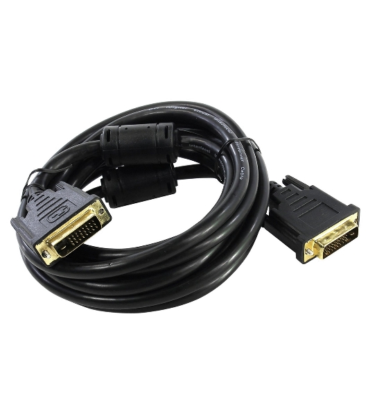 Кабель 5bites APC-096-020 DVI M/DVI M (24+1) double link, зол.разъемы, ферр.кольца, 2м.