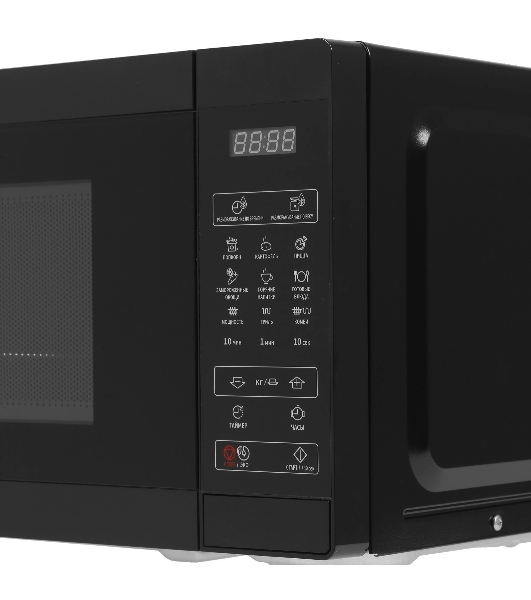 Микроволновая печь Sharp R-6800RK черный, 20 л, 800 Вт, переключатели - сенсор