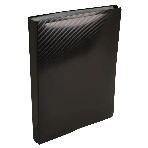 Папка с 80 прозрачными вкладками Бюрократ DeLuxe DLVBOX80BLCK A4, пластик, 0.7мм, черный в коробе, фото3