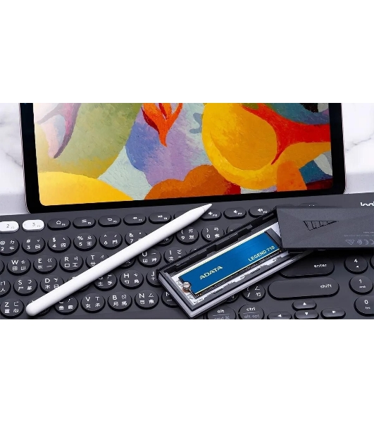 Накопитель SSD ADATA LEGEND 710, 2Tb, PCIe 3.0 x4, M.2 2280, NVMe, R/W 2400/1800, с радиатором