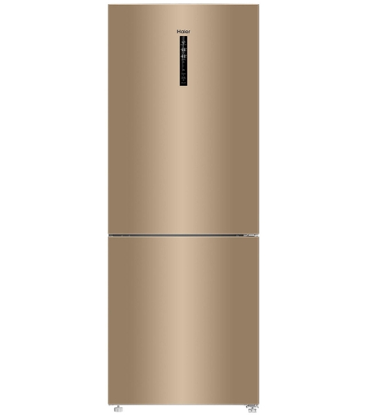 Холодильник Haier C4F744CGGU1 золотистый двухкамерный 303/136л морозилка снизу, No Frost