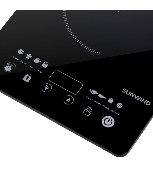 Плита настольная индукционная SunWind SCI-0502 черный стеклокерамика (настольная)