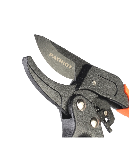 Секатор контактный PATRIOT PBP 205 R, наковаленка, храповый механизм, 205 мм