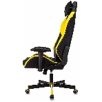 Кресло Knight Neon черный/желтый, экокожа, 120 кг, механизм качания, фото2