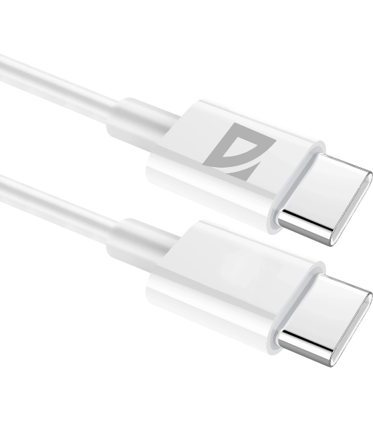 Кабель Defender USB F182 TypeC-TypeC 1м, 30 Вт, PD,TPE,белый