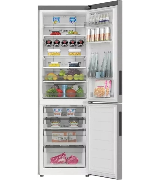 Холодильник Haier C2F636CXMVU1 нержавеющая сталь двухкамерный 256/108 л морозилка снизу, No Frost