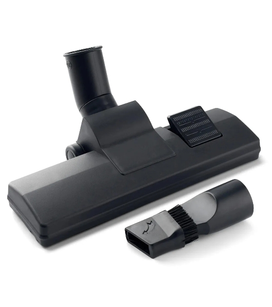 Пылесос Domfy DSC-VC704 черный/красный, 400/2400 Вт, уборка сухая, пылесборник контейнер 3 л