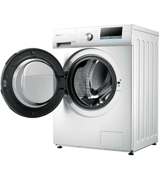 Стиральная машина Sharp ES-FSI1012DLZ-W белый, загрузка фронтальная 10 кг, 1200 об/мин, класс A+++
