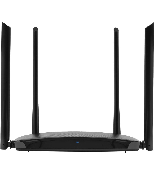Роутер беспроводной Digma DWR-AC1201 AC1200 10/100BASE-TX черный (упак.:1шт)