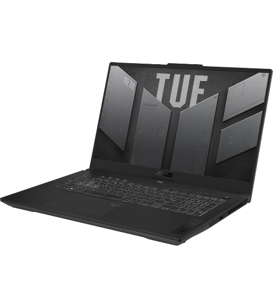 Ноутбук ASUS TUF Gaming A17 FA707NUQ-HX040/17.3'/IPS/AMD Ryzen 7 170/16Gb/1024Gb SSD/NVIDIA GeForce RTX 4050 6GB/Windows 11 Pro/серый/2.6kg