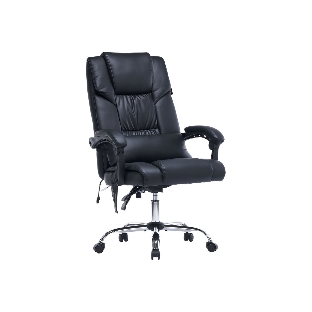 Кресло Cactus CS-CHR-OC02M-BK черный, экокожа