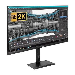 Монитор 27' ExeGate ES2707TA IPS 2560x1440, 75 Гц, 1 мс, 16:9, 250 кд/м2, 1xHDMI, 1хDP, 1x3.5 мм, черный