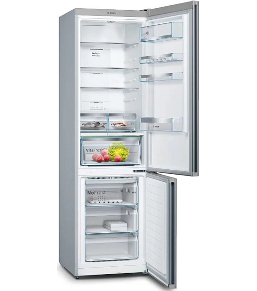 Холодильник Bosch KGN39LB30U черный двухкамерный 290/110л морозилка снизу, No Frost
