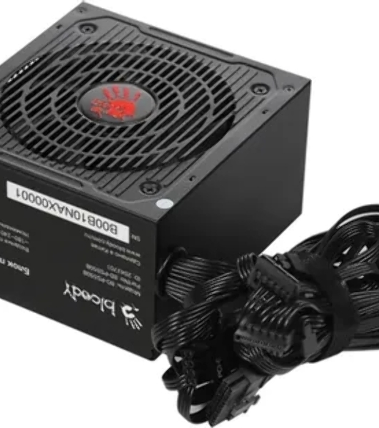 Блок питания Bloody BD-PS550B, 550Вт, 80 PLUS Bronze, 120мм, черный