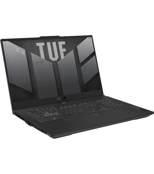 Ноутбук ASUS TUF Gaming A17 FA707NUQ-HX040/17.3'/IPS/AMD Ryzen 7 170/16Gb/1024Gb SSD/NVIDIA GeForce RTX 4050 6GB/Windows 11 Pro/серый/2.6kg