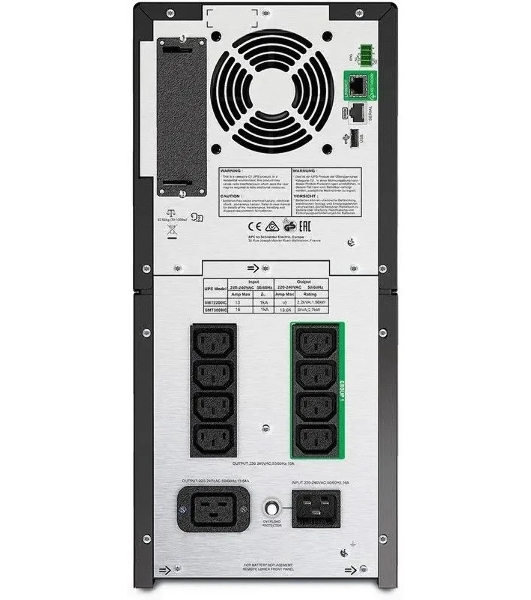 Источник бесперебойного питания APC Smart-UPS SMT3000IC/3000 ВА/2700 Вт/8 x IEC 320 C13 (компьютерный), 1 x IEC 320 C19