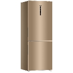 Холодильник Haier C4F744CGGU1 золотистый двухкамерный 303/136л морозилка снизу, No Frost, фото4