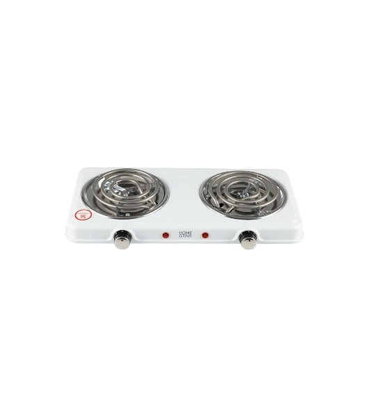 Плитка электрическая Homestar HS-1109, 2 конф, белый, ТЭН