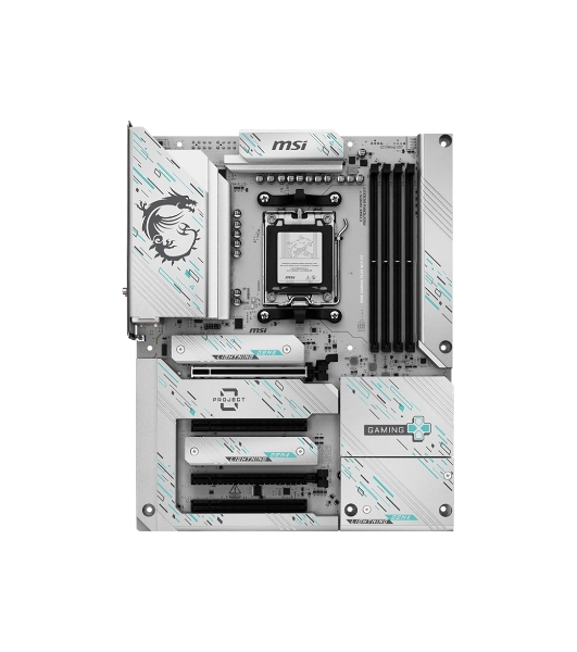 Материнская плата MSI B850 GAMING PLUS WIFI PZ, AM5, AMD B850, 4xDDR5, 4xSATA, 3xM.2, 1xPCIe 5.0 x16, 1xPCIe 4.0 x4, 2xPCIe 3.0 x1, 1xDP, 1x5Gb LAN, Wi-Fi 7, Bluetooth 5.4, 2xUSB-C 10Gbps, 1xUSB-C 5Gbps, 1xUSB-A 10Gbps, 1xUSB-A 5Gbps, 4xUSB-A 2.0, 3x3.5 мм, 7.1, ATX
