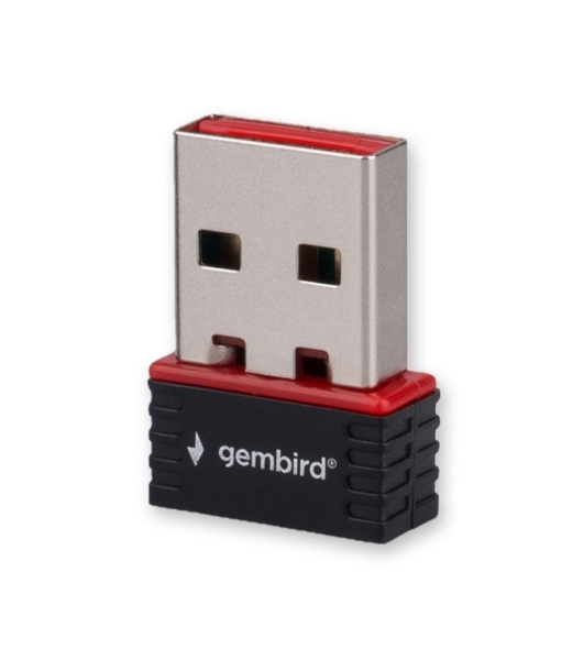 Сетевой микро адаптер WiFi Gembird 150 Мбит, USB, 802.11b/g/n