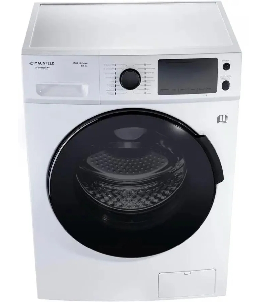 Стиральная машина Maunfeld MFWM1586WH белый, загрузка фронтальная 8 кг, 1500 об/мин., класс: А+++