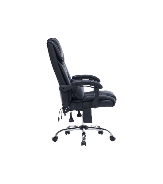 Кресло Cactus CS-CHR-OC02M-BK черный, экокожа