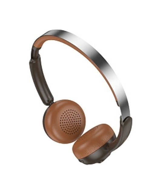 Беспроводные/проводные наушники Hoco W62 коричневый, полноразмерные, Bluetooth + проводной, складная конструкция, до 20 ч.