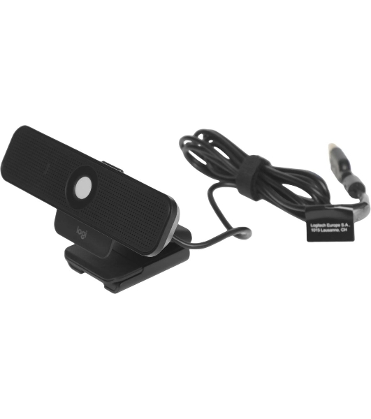 Веб-камера Logitech C925e 1920x1080, 30 кадр/с, USB Type-A, микрофон (2 шт, шумоподавление), автоматическая фокусировка, автоосвещение, шторка приватности, универсальное крепление