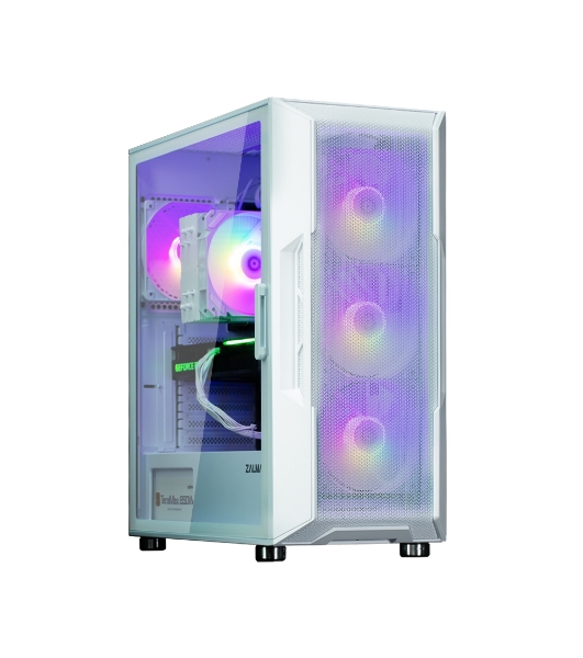 Компьютерный корпус ZALMAN I3 NEO ARGb WHITE, ATX, белый, FRONT MESH, WINDOW, 2x3.5', 3x2.5', 1xUSB 2.0, 2xUSB 3.0, FRONT 3x120мм ARGb, REAR 1x120мм ARGb