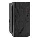 Компьютерный корпус Minitower ExeGate BAA-303M-AA500 (mATX, БП AA500 с вент. 8см, 2*USB, HD Audio, черный), фото 1